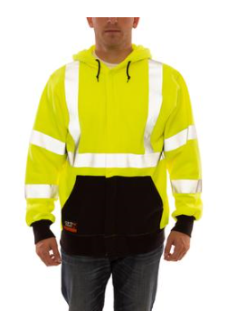 Hi-Viz Zip-Up Hoodie